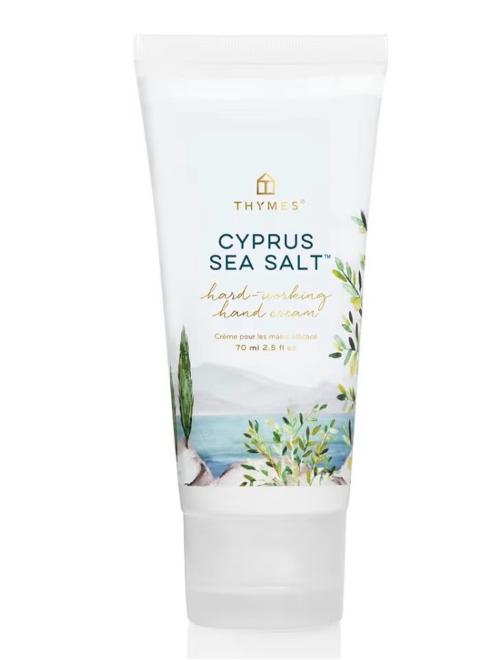 Thymes Hard-Working Hand Cream - Hand Moisturizer(Cyprus Sea Salt, 2.5 fl oz)